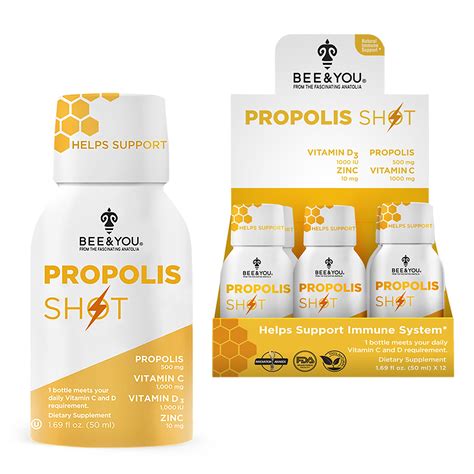 Bees use it to line the walls and keep germs out. . Propolis cvs
